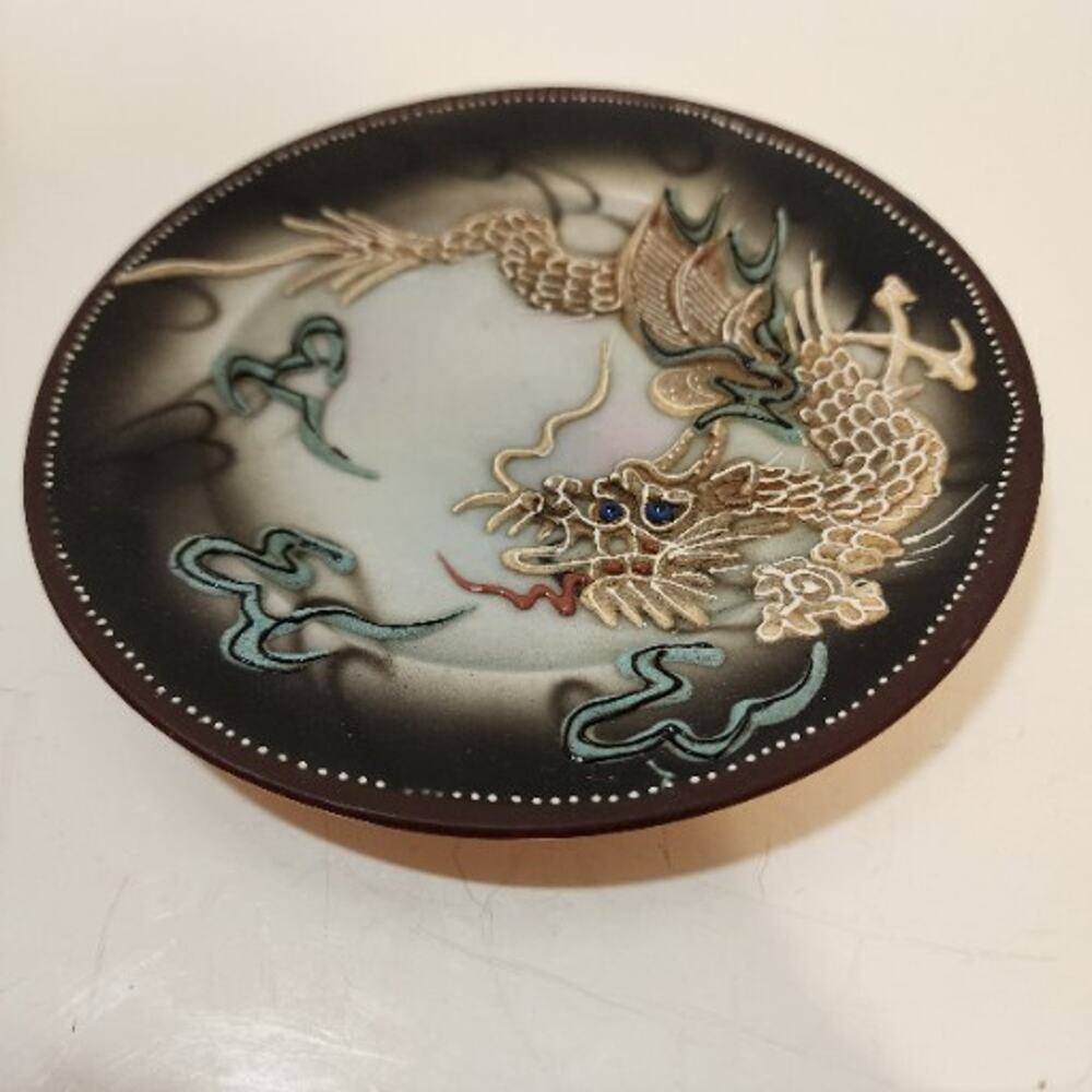 Moriage White Dragon Dragonware Bread & Butter 6"Plate Lusterware Bottom Qty 3
